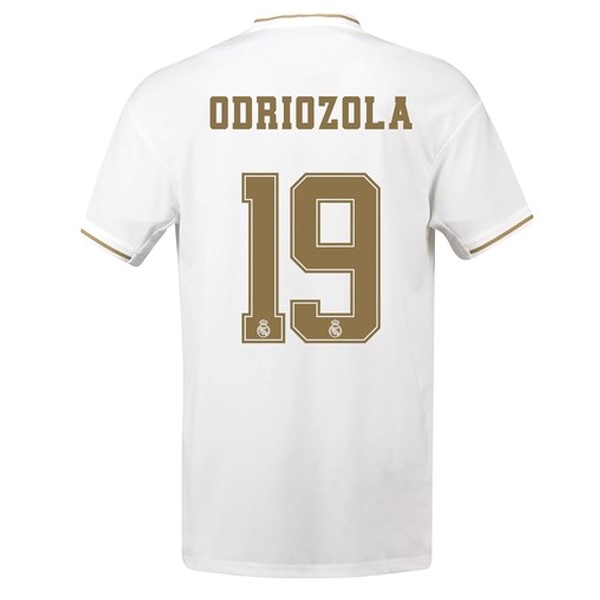 Camiseta Real Madrid NO.19 Odriozola 1ª Kit 2019 2020 Blanco